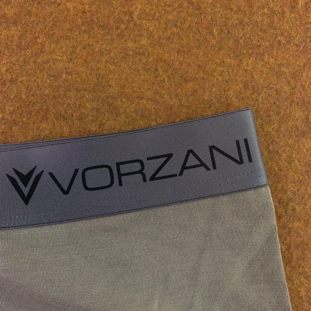 Vorzani Mens XL Green Norlad Reflective Silver Modal Pockets Boxer Brief 2pk NWT